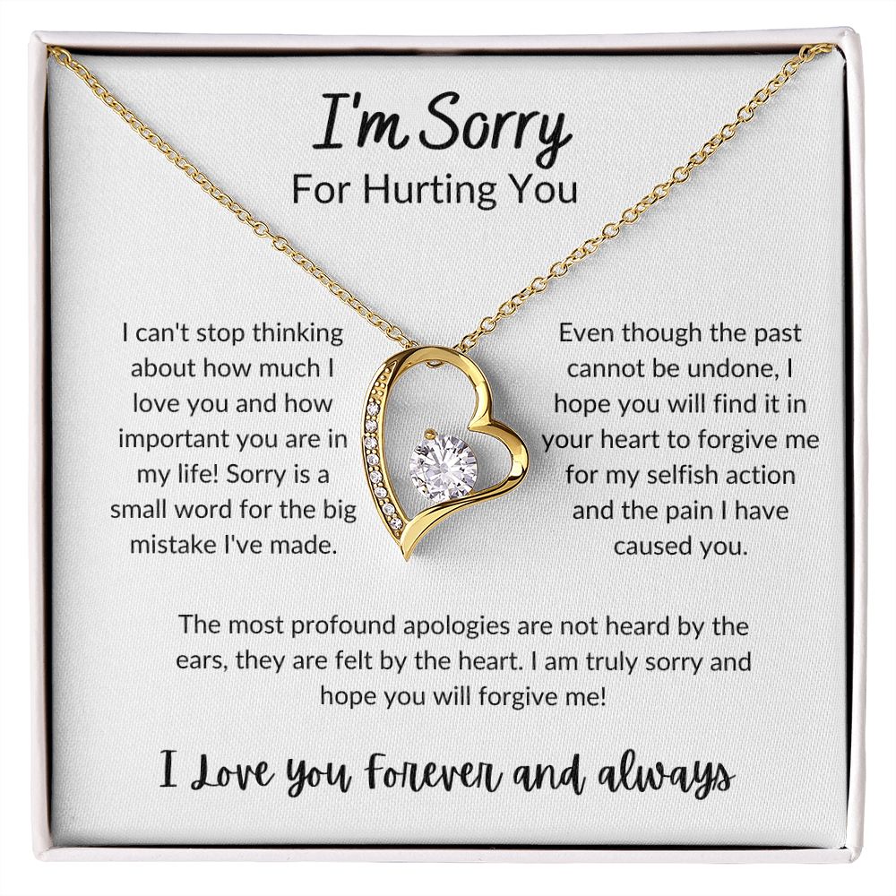 I'm Sorry For Hurting You - Forever Love Necklace