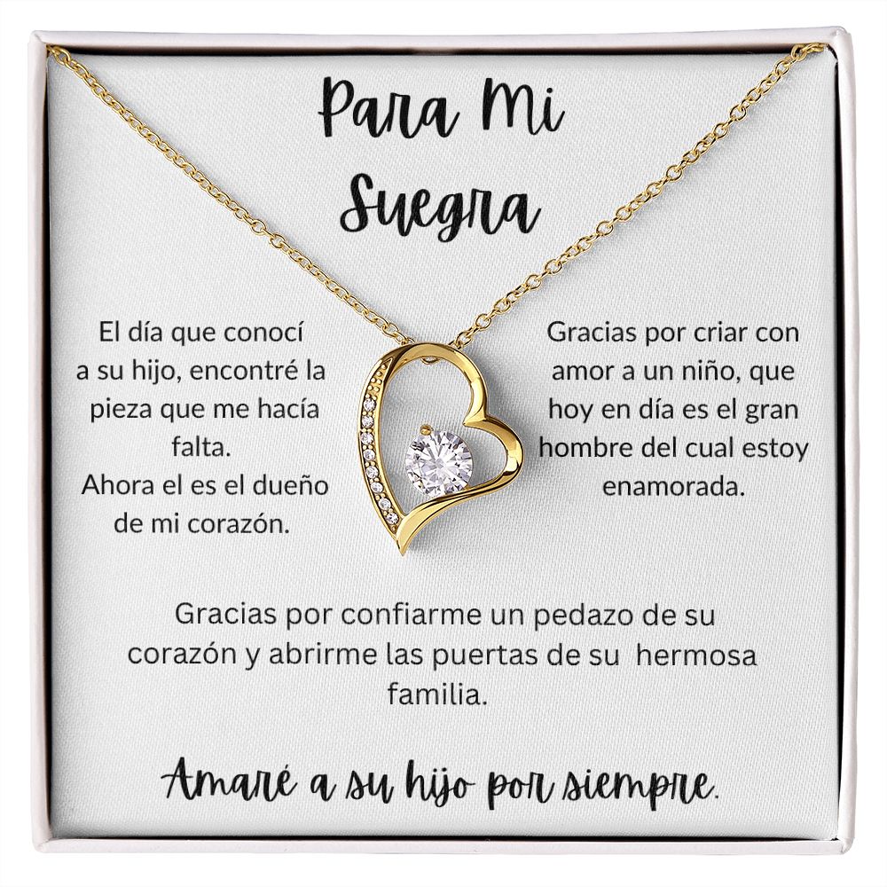 Para Mi Suegra - Forever Love Necklace - Español