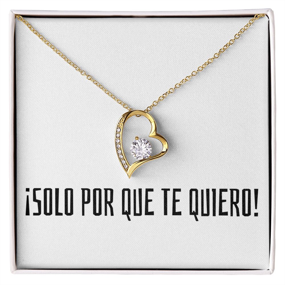 Solo Por Que Te Quiero - Forever Love Necklace - Español