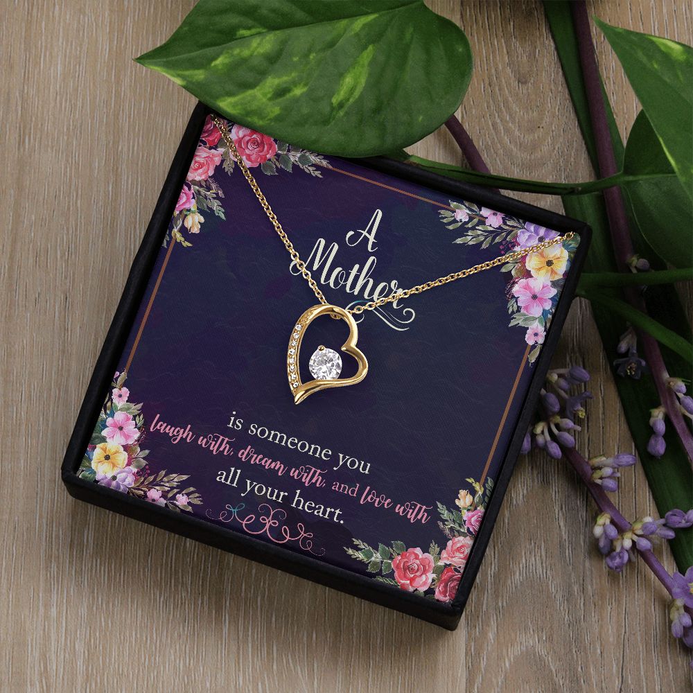 Forever Love Necklace - To Mom - A Mother is