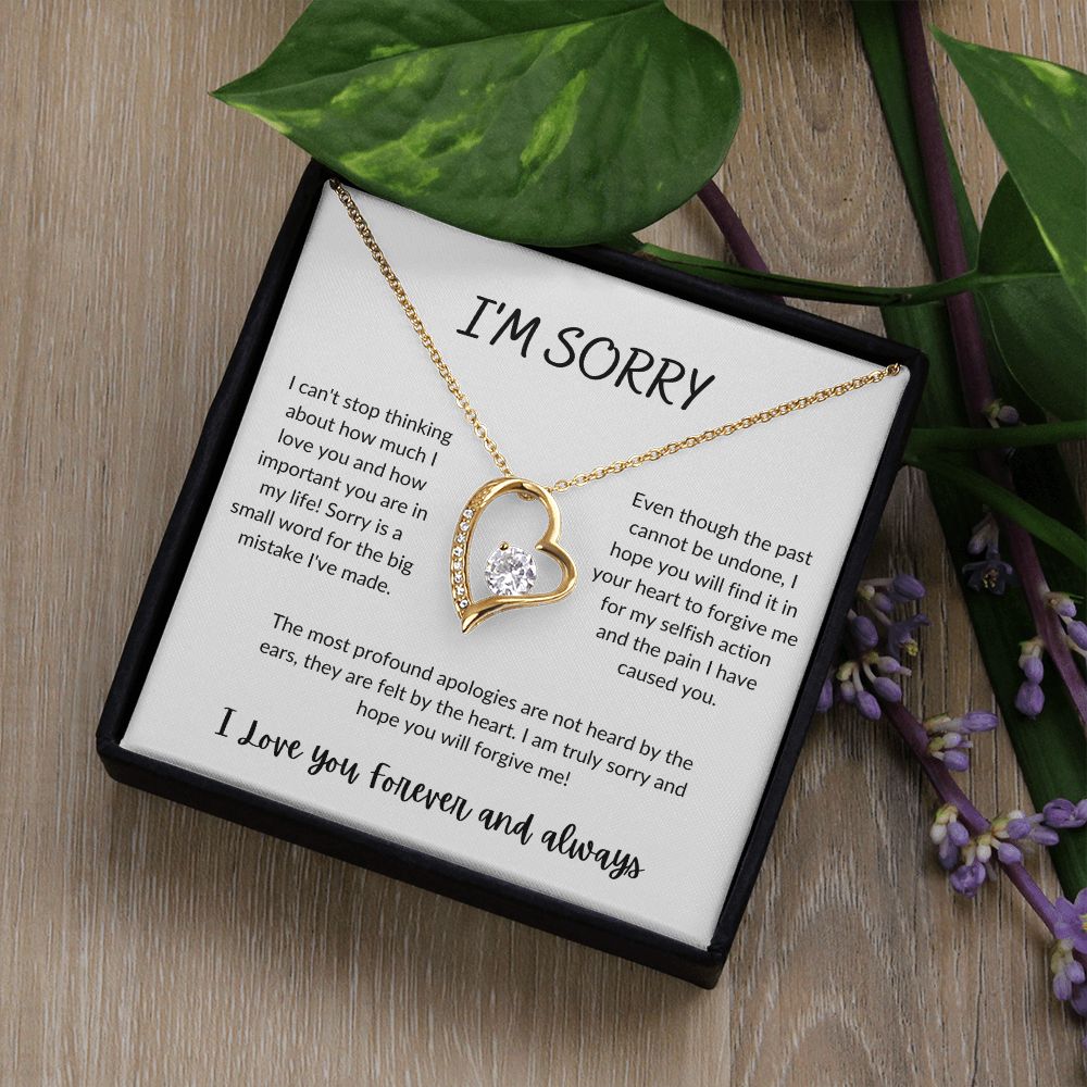 I'm Sorry - Forever Love Necklace