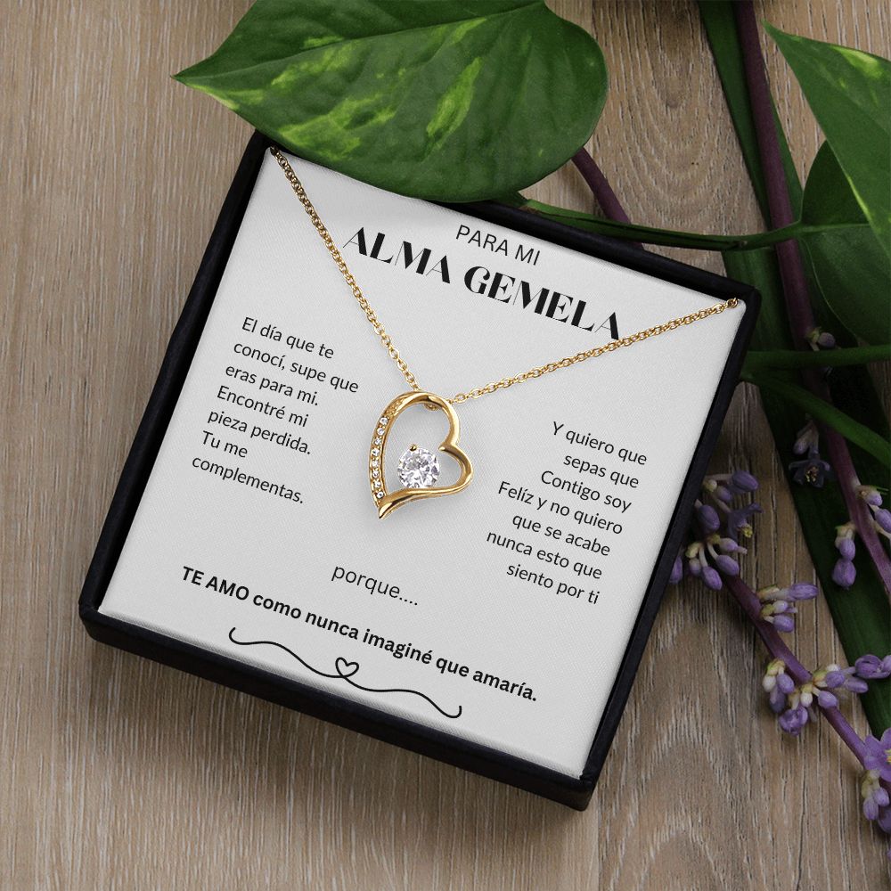 Para Mi Alma Gemela - Forever Love Necklace - Español