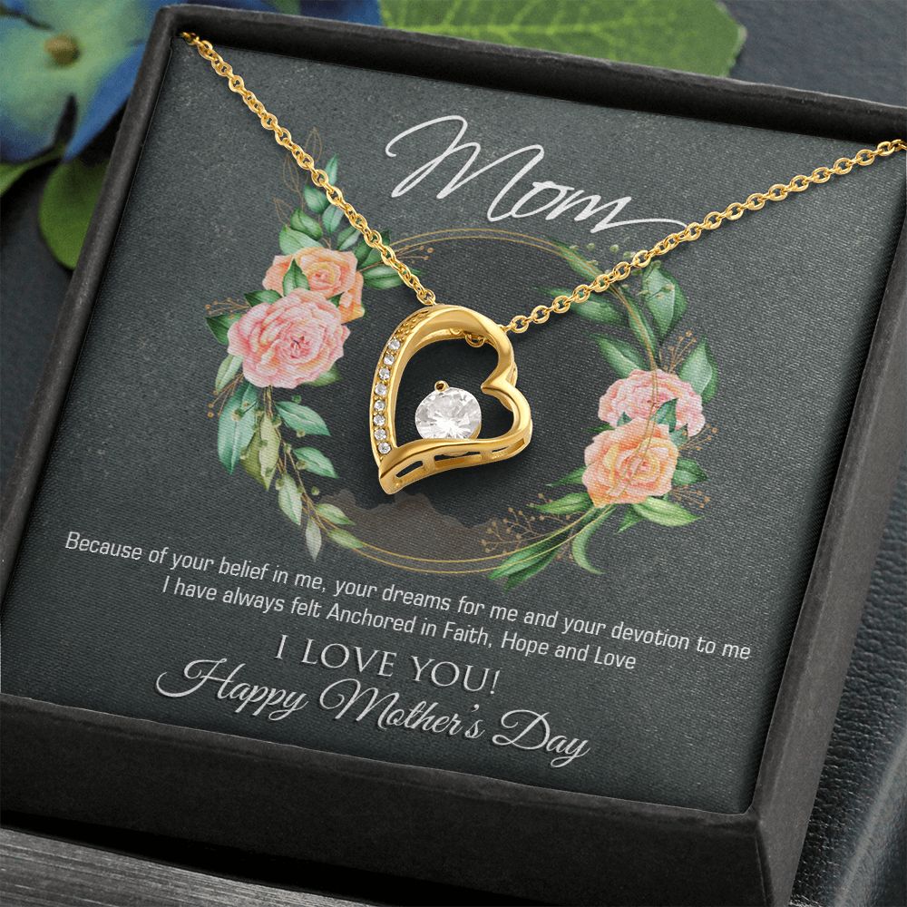 Forever Love Necklace - To Mom - Happy Mother's Day
