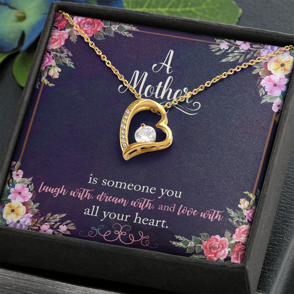 Forever Love Necklace - To Mom - A Mother is