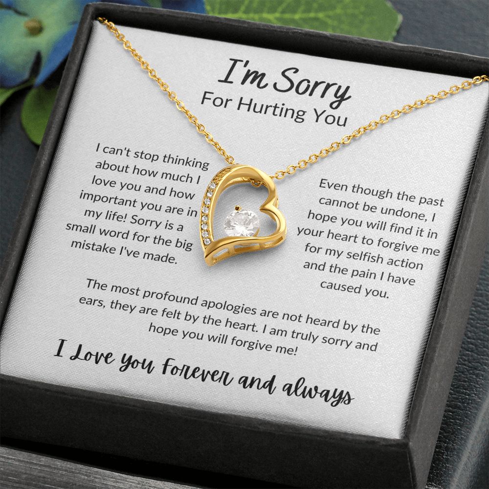 I'm Sorry For Hurting You - Forever Love Necklace