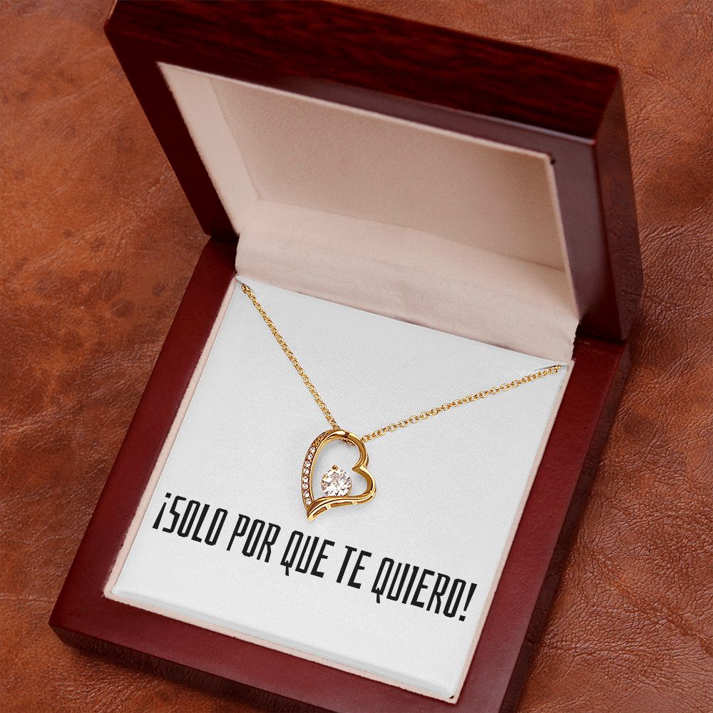 Solo Por Que Te Quiero - Forever Love Necklace - Español