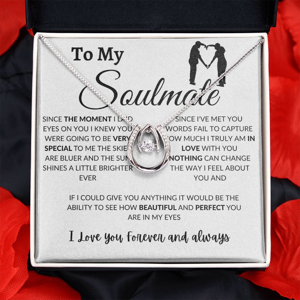 Lucky In Love Necklace - To My Soulmate