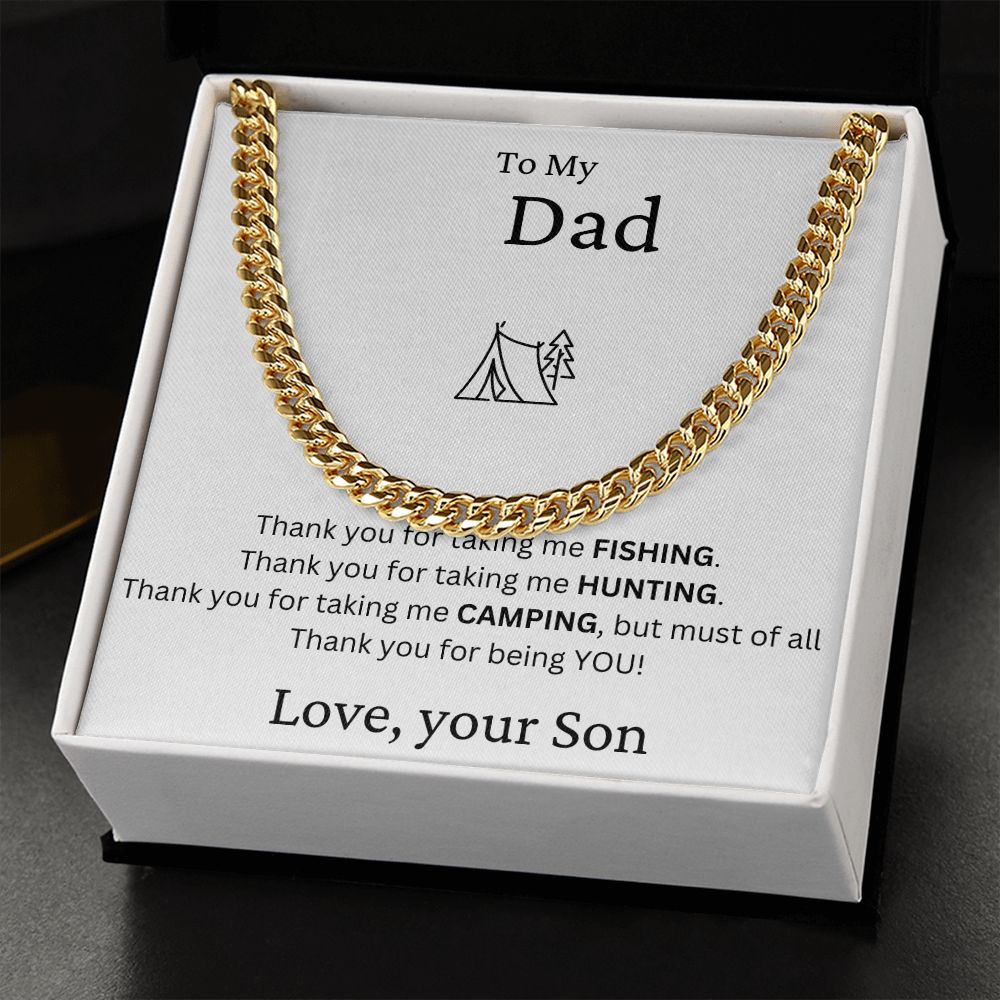 Cuban Link Chain - To My Dad