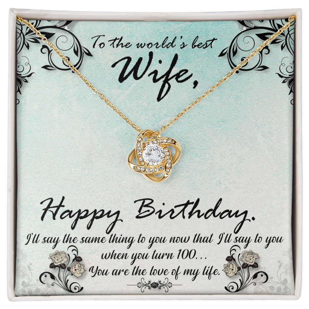 To The World's Best Wife - Happy Birthday