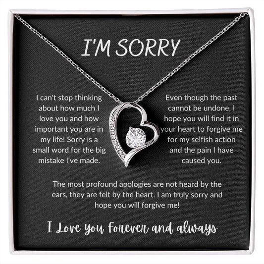 I'm Sorry - Forever Love Necklace - B