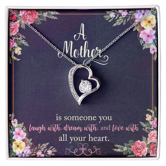 Forever Love Necklace - To Mom - A Mother is
