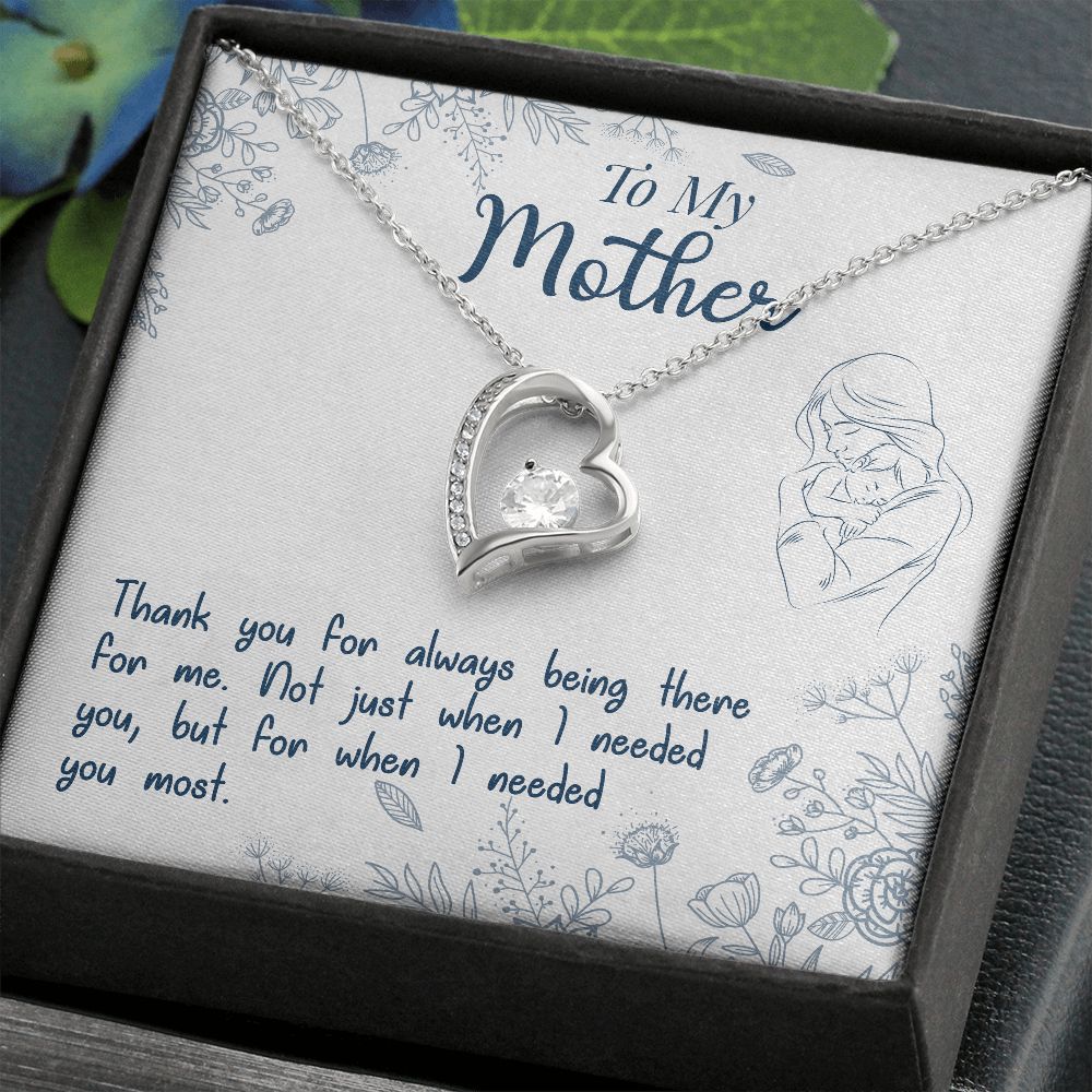 Forever Love Necklace - To Mom - Thank you for